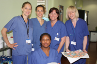the birthing centre's hard working staff the birthing centre's hard working staff